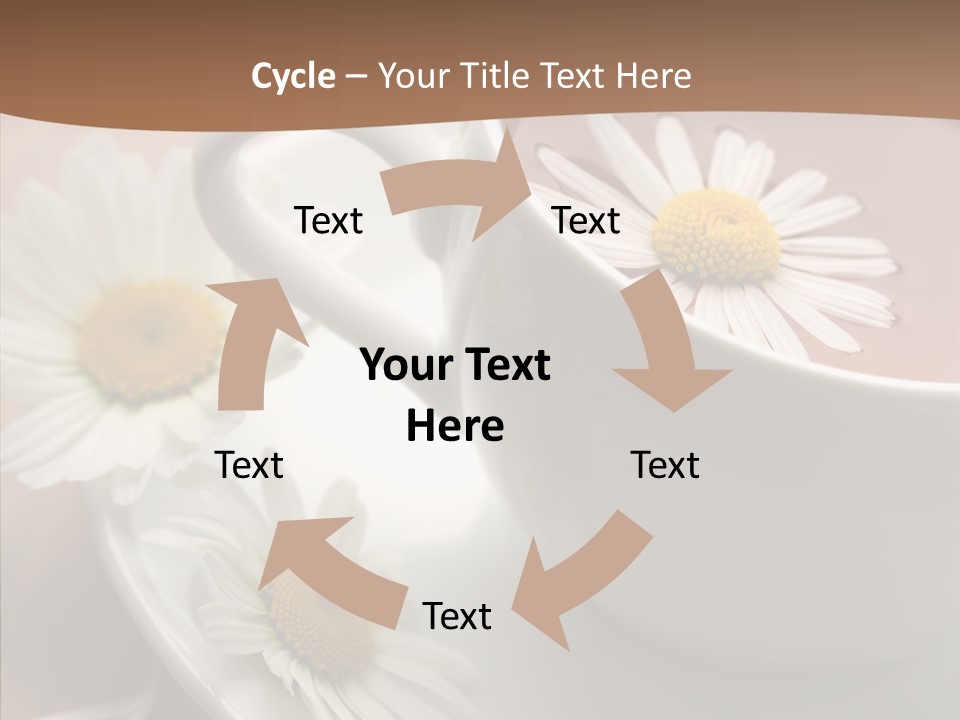 Morning Flower Leaf PowerPoint Template