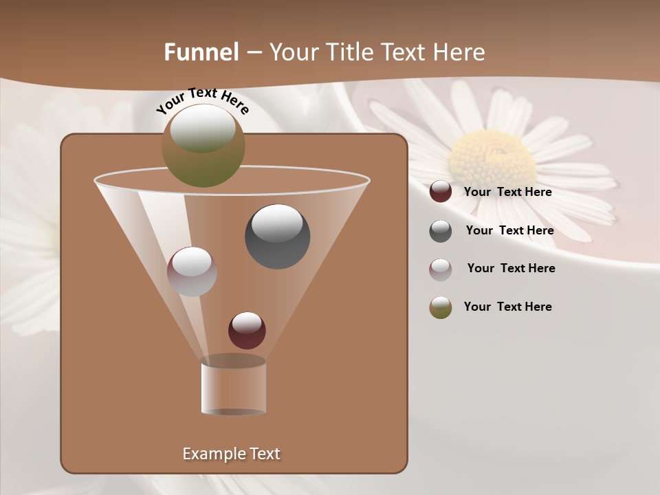 Morning Flower Leaf PowerPoint Template