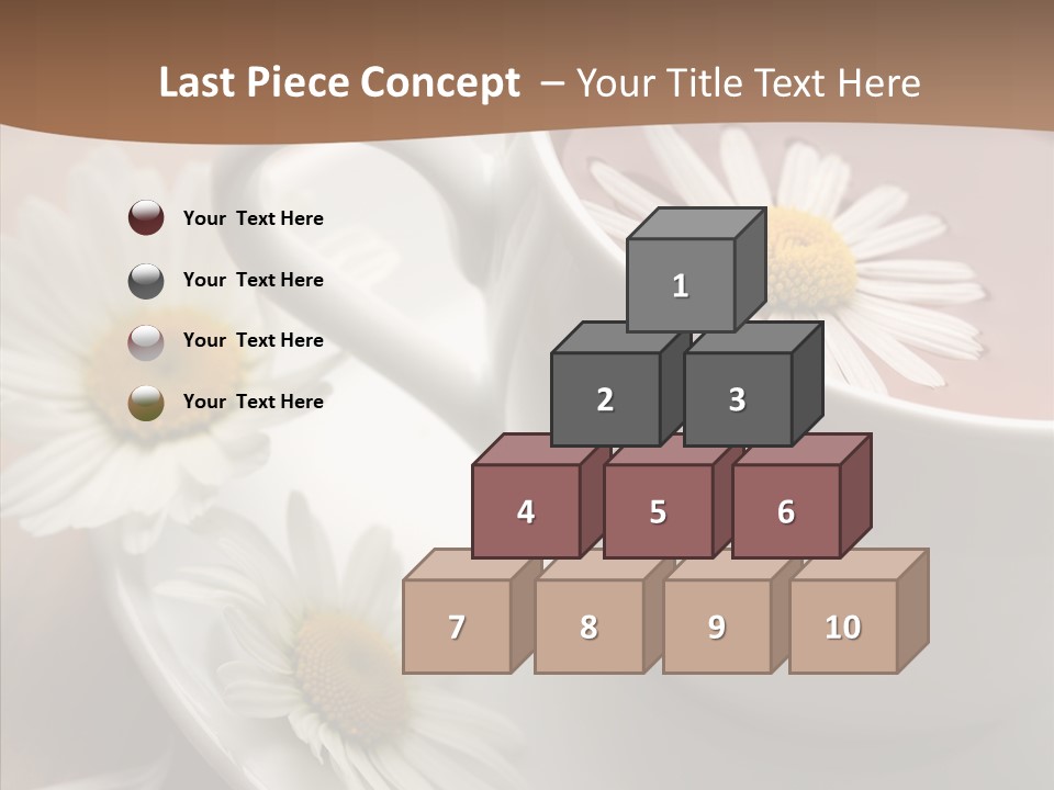 Morning Flower Leaf PowerPoint Template