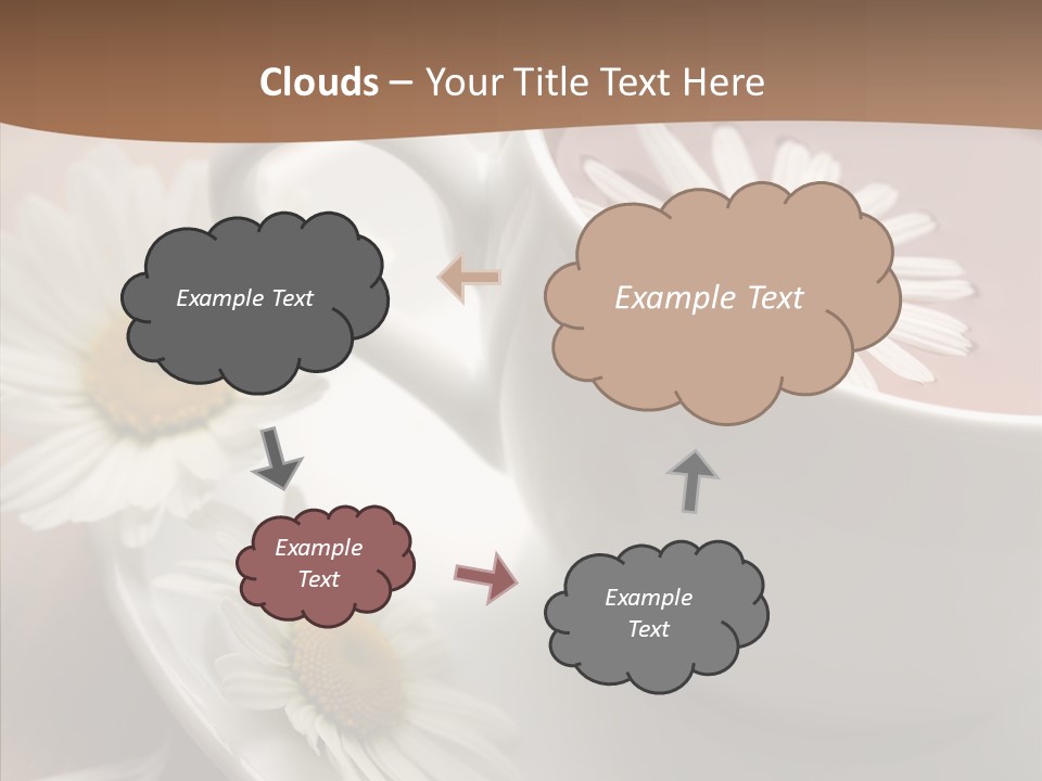 Morning Flower Leaf PowerPoint Template