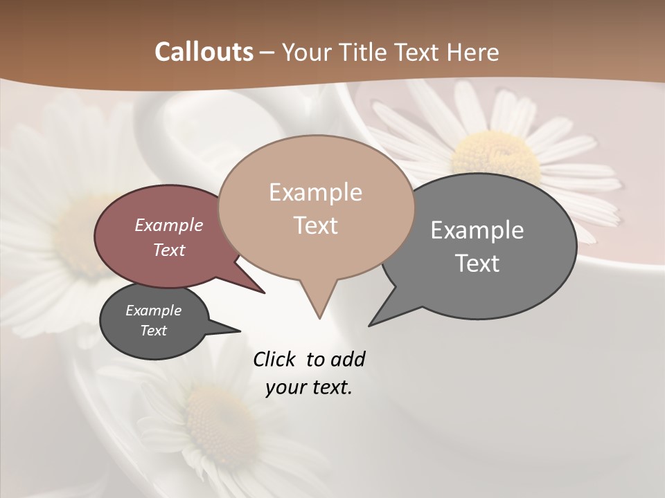 Morning Flower Leaf PowerPoint Template
