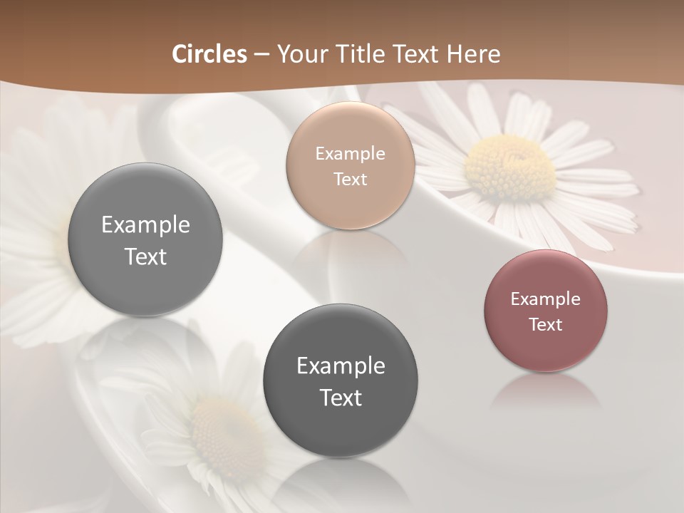 Morning Flower Leaf PowerPoint Template