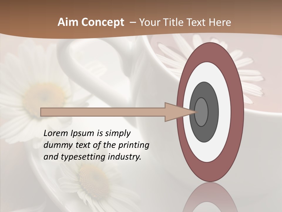 Morning Flower Leaf PowerPoint Template