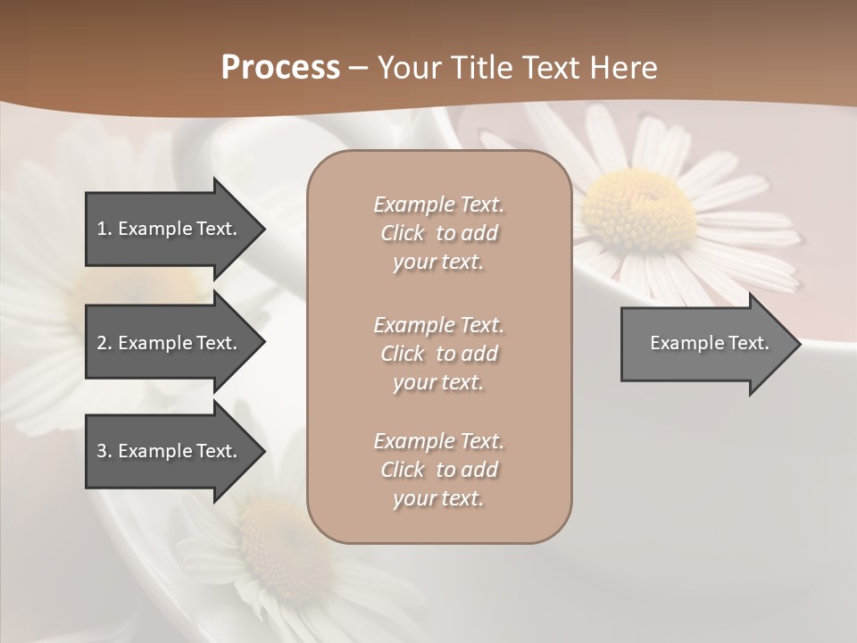 Morning Flower Leaf PowerPoint Template