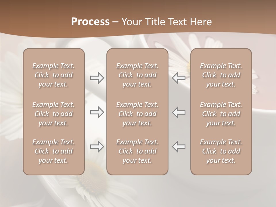 Morning Flower Leaf PowerPoint Template