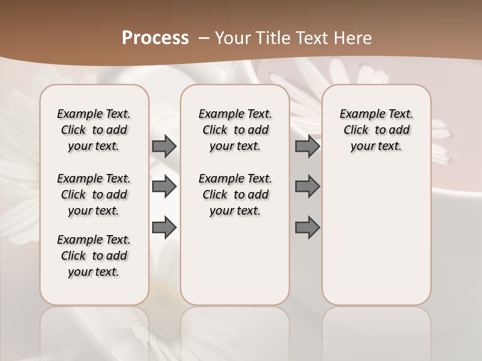 Morning Flower Leaf PowerPoint Template