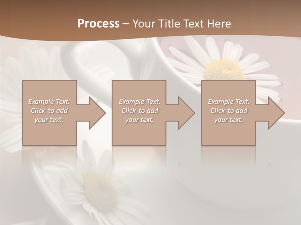 Morning Flower Leaf PowerPoint Template