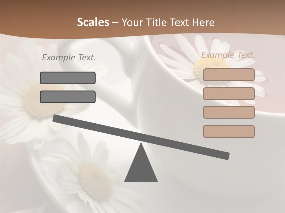 Morning Flower Leaf PowerPoint Template