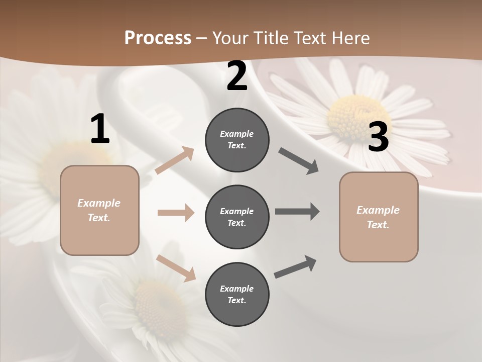 Morning Flower Leaf PowerPoint Template