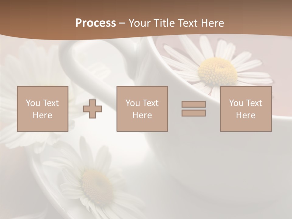 Morning Flower Leaf PowerPoint Template
