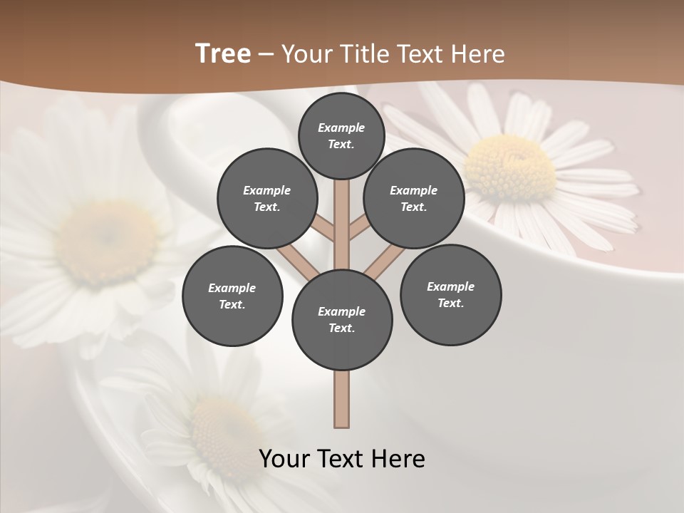 Morning Flower Leaf PowerPoint Template