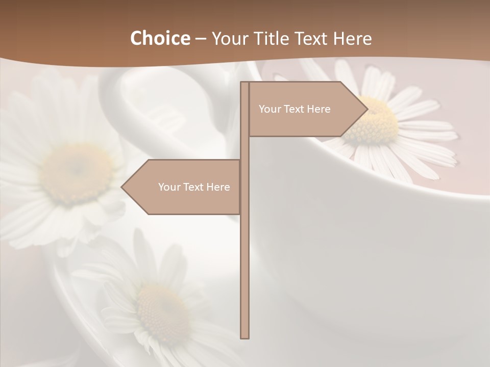 Morning Flower Leaf PowerPoint Template
