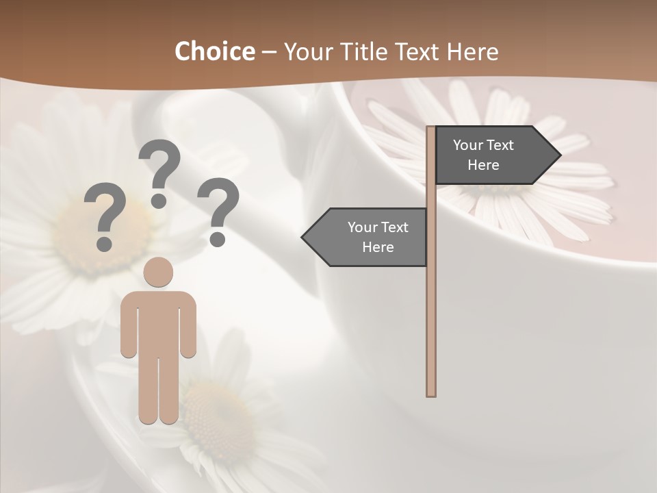 Morning Flower Leaf PowerPoint Template