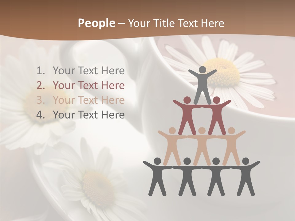Morning Flower Leaf PowerPoint Template