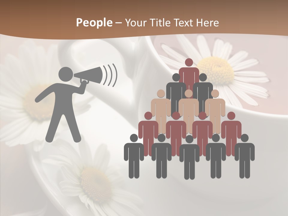 Morning Flower Leaf PowerPoint Template