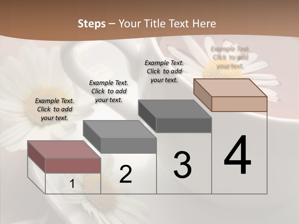 Morning Flower Leaf PowerPoint Template