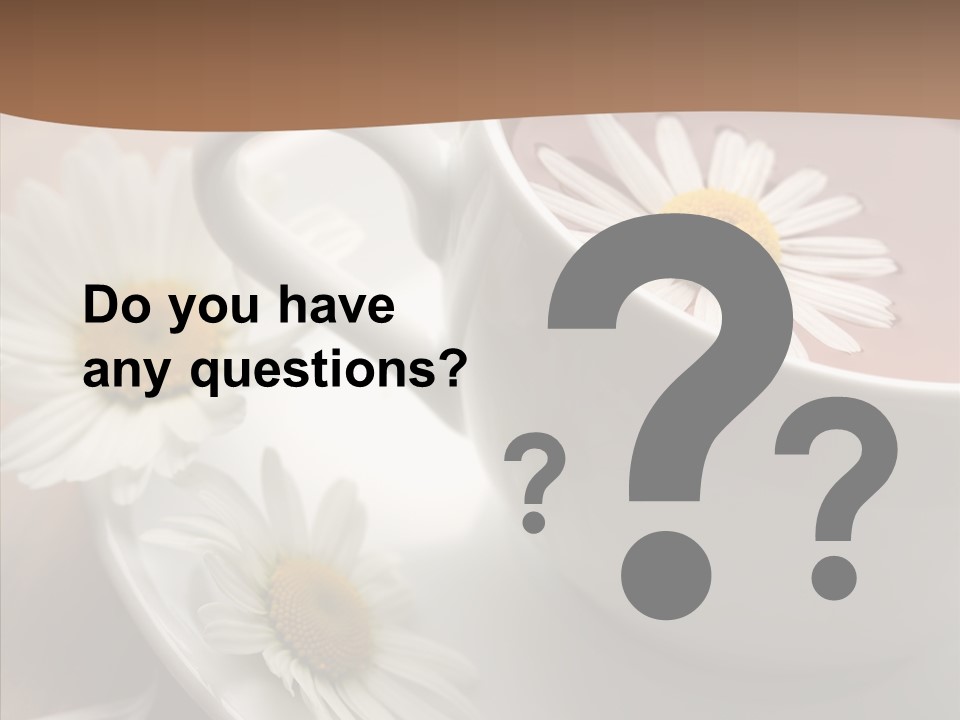 Morning Flower Leaf PowerPoint Template