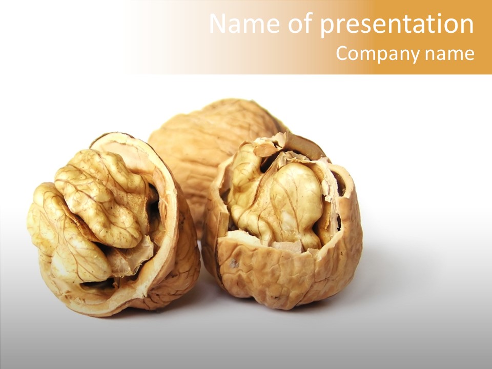 Nutty Taste Macro PowerPoint Template