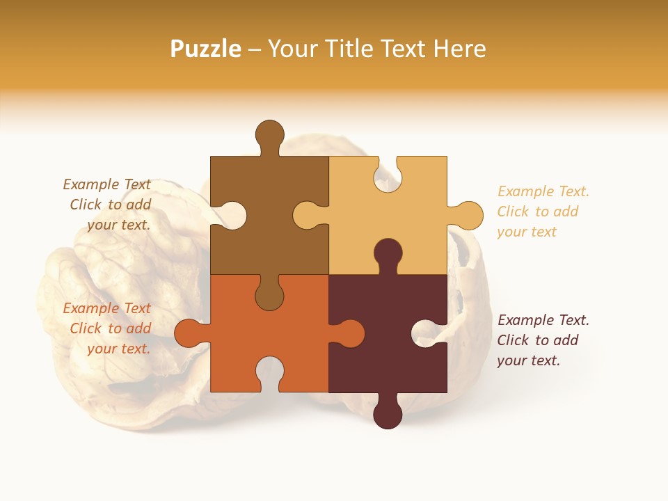 Nutty Taste Macro PowerPoint Template