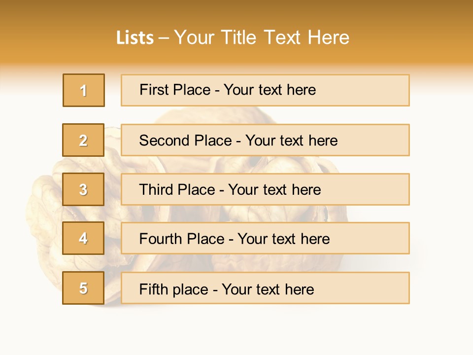 Nutty Taste Macro PowerPoint Template