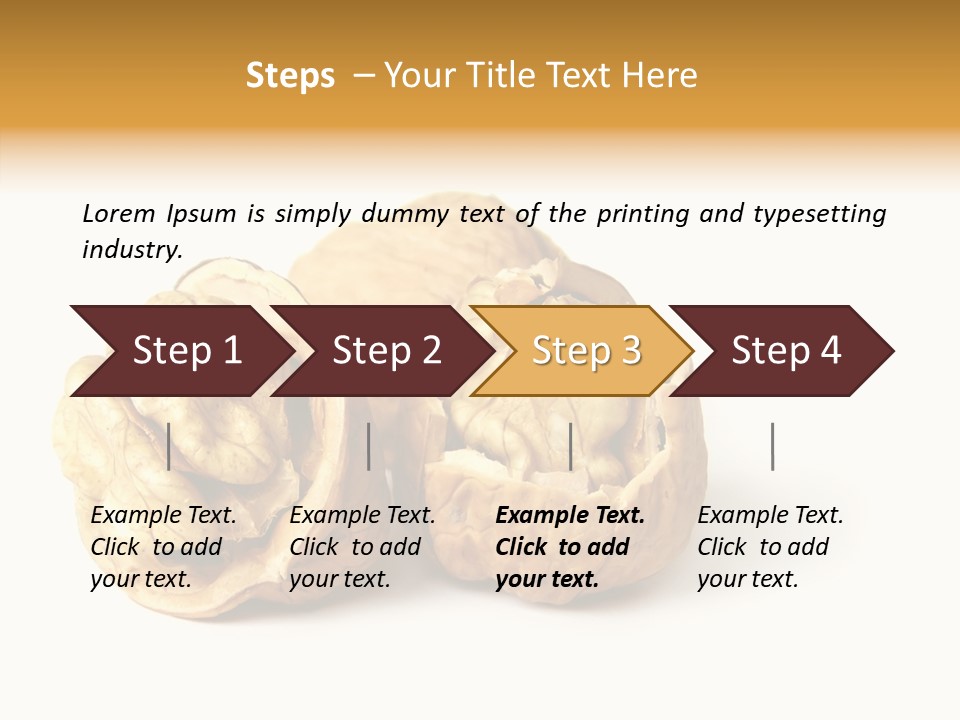 Nutty Taste Macro PowerPoint Template