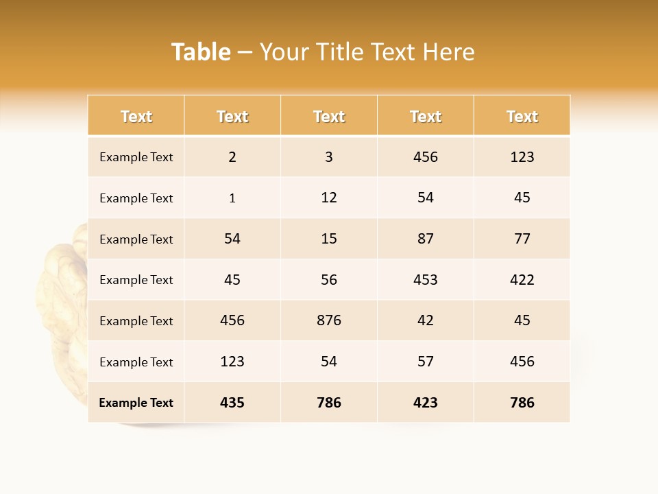Nutty Taste Macro PowerPoint Template
