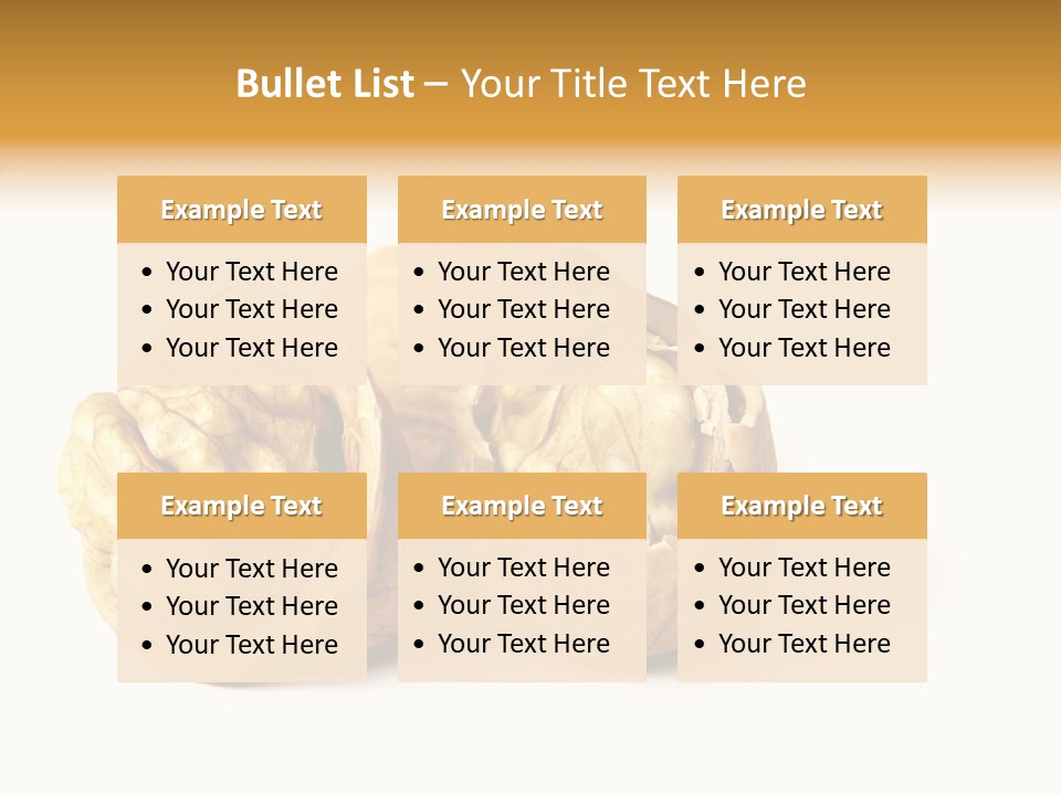 Nutty Taste Macro PowerPoint Template