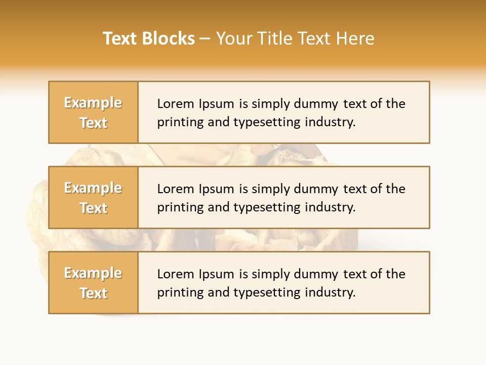 Nutty Taste Macro PowerPoint Template