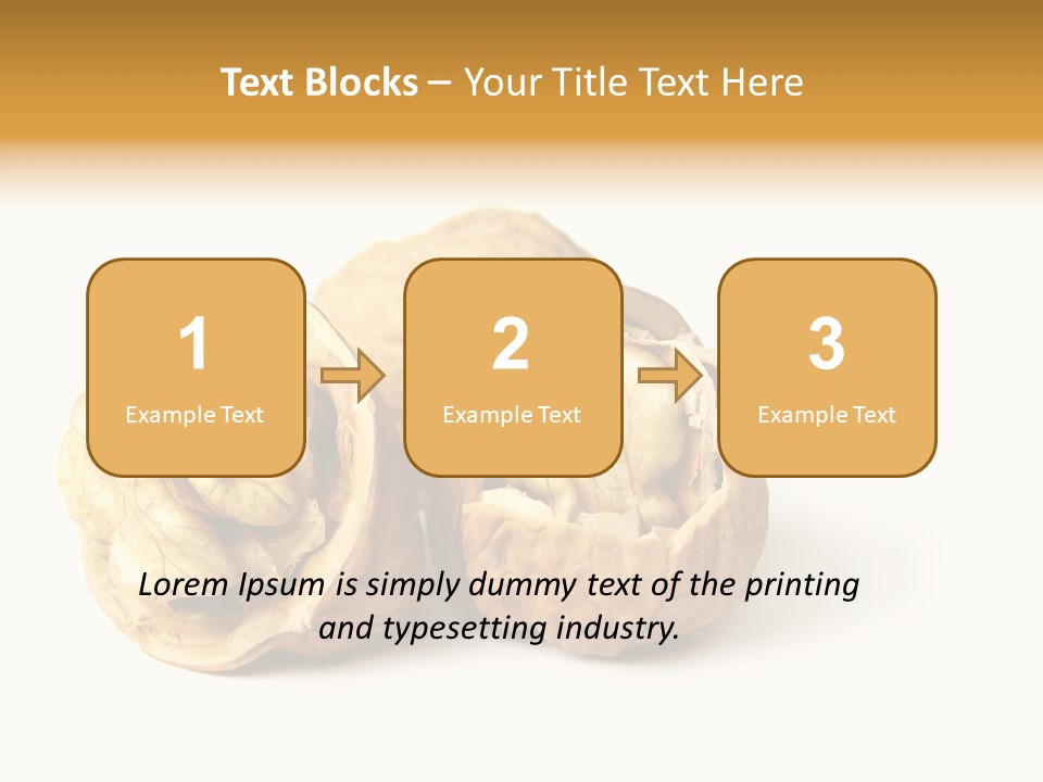 Nutty Taste Macro PowerPoint Template