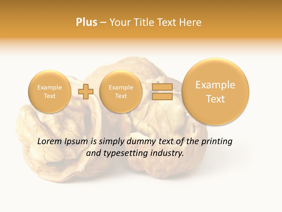 Nutty Taste Macro PowerPoint Template
