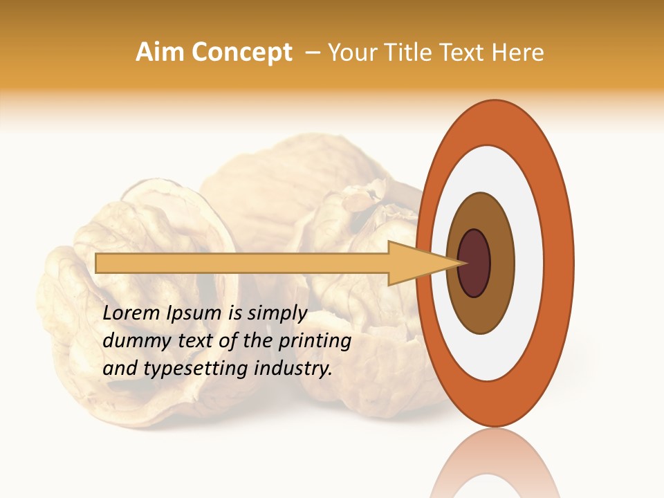 Nutty Taste Macro PowerPoint Template