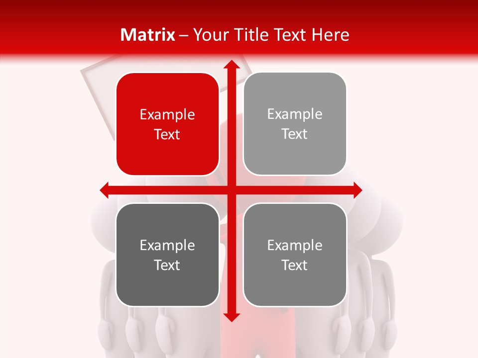 Empty Blackboard Three Dimensional PowerPoint Template