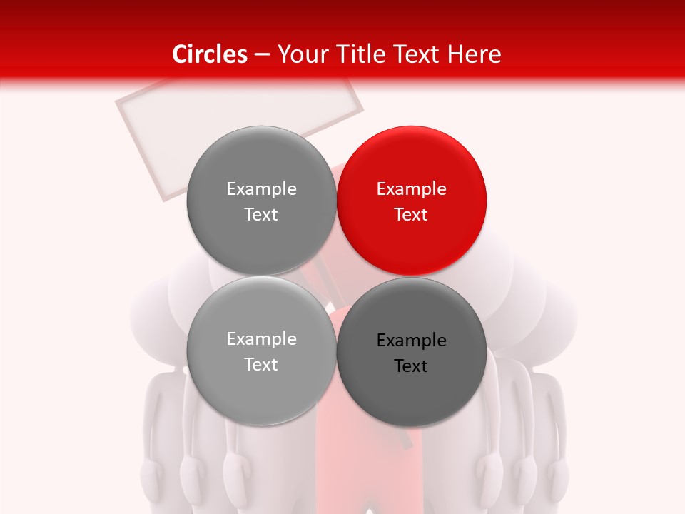 Empty Blackboard Three Dimensional PowerPoint Template