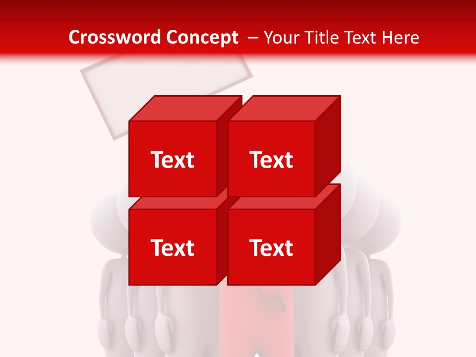 Empty Blackboard Three Dimensional PowerPoint Template