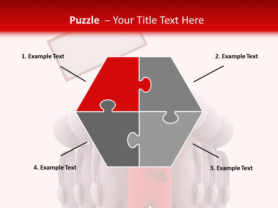 Empty Blackboard Three Dimensional PowerPoint Template