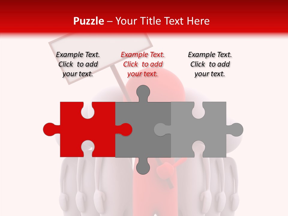 Empty Blackboard Three Dimensional PowerPoint Template