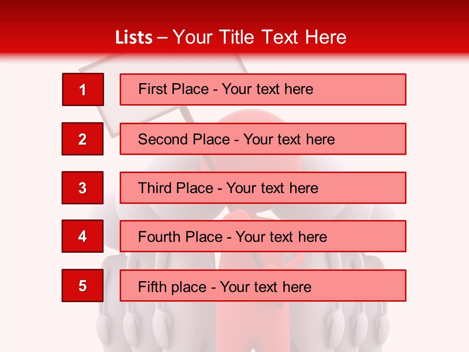 Empty Blackboard Three Dimensional PowerPoint Template