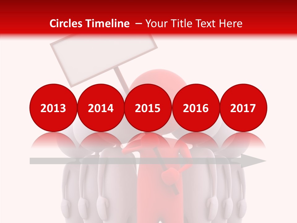 Empty Blackboard Three Dimensional PowerPoint Template