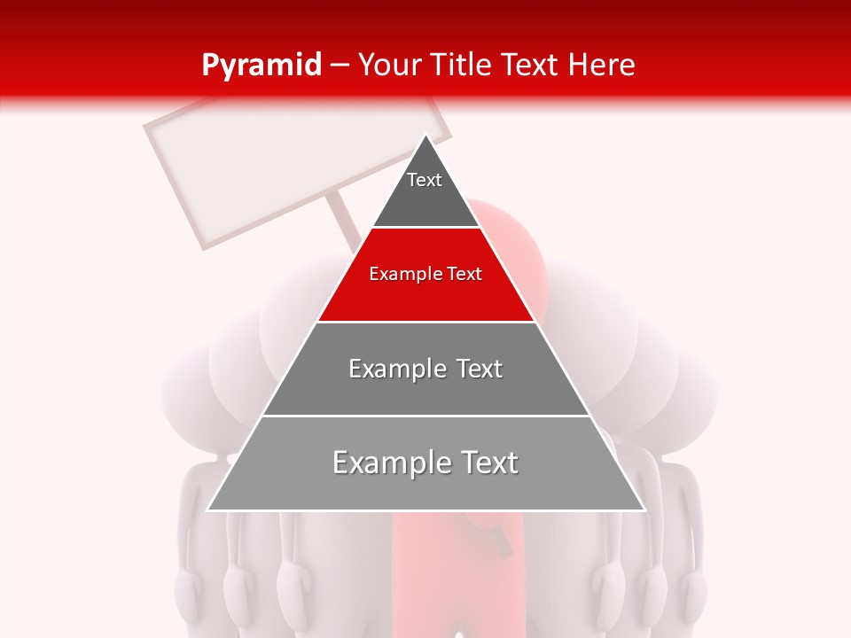Empty Blackboard Three Dimensional PowerPoint Template