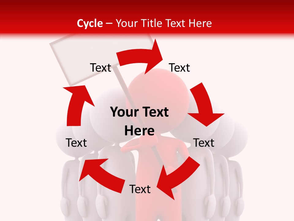 Empty Blackboard Three Dimensional PowerPoint Template