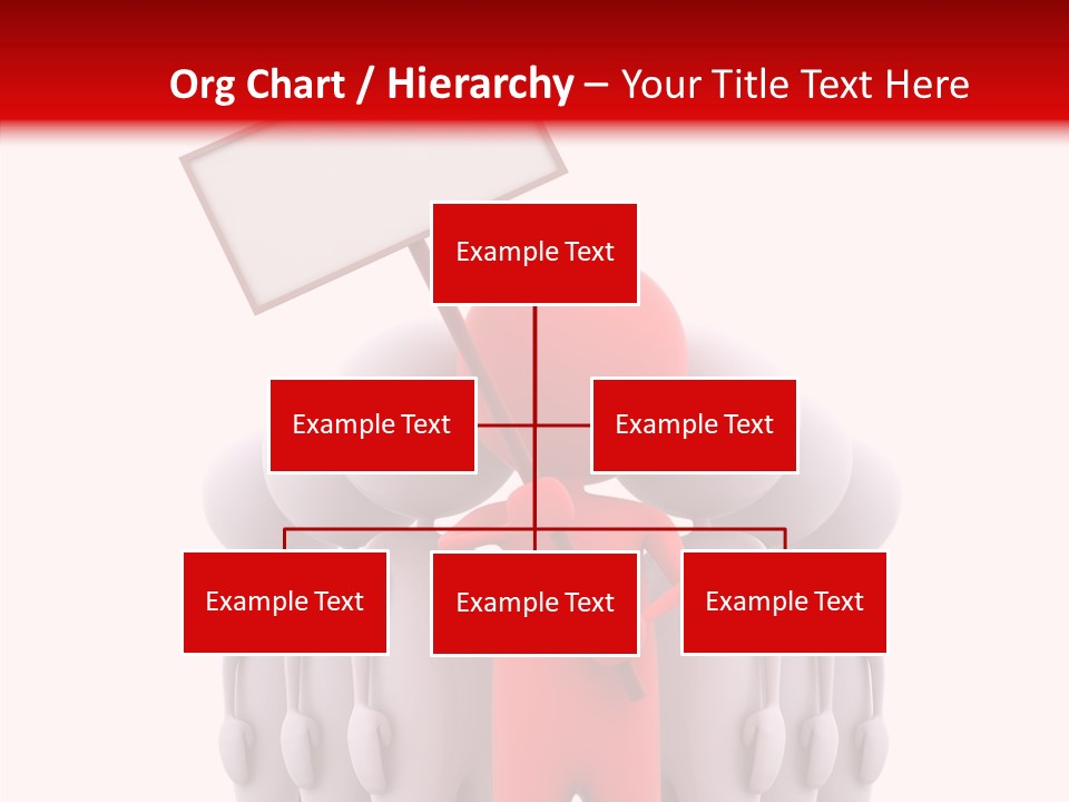 Empty Blackboard Three Dimensional PowerPoint Template