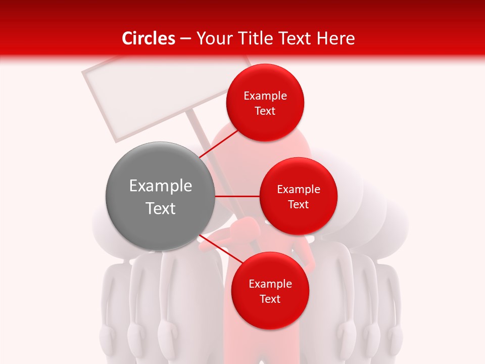 Empty Blackboard Three Dimensional PowerPoint Template