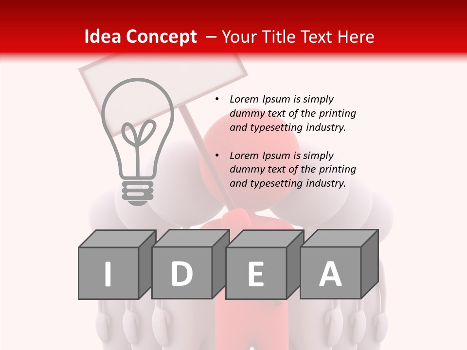 Empty Blackboard Three Dimensional PowerPoint Template