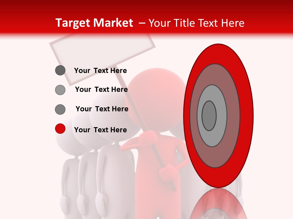 Empty Blackboard Three Dimensional PowerPoint Template