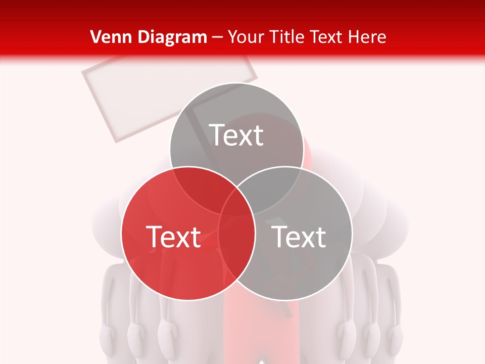 Empty Blackboard Three Dimensional PowerPoint Template