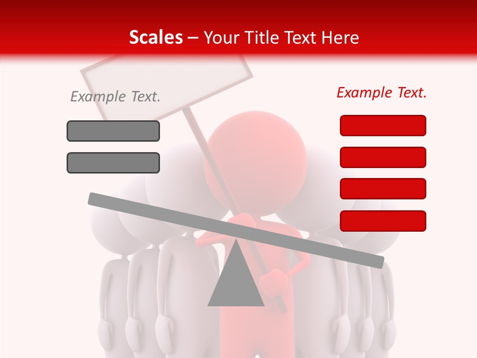 Empty Blackboard Three Dimensional PowerPoint Template