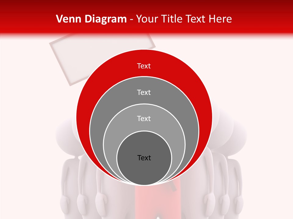 Empty Blackboard Three Dimensional PowerPoint Template