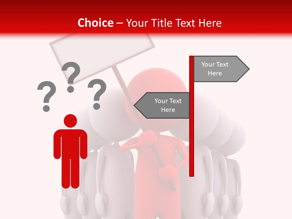 Empty Blackboard Three Dimensional PowerPoint Template