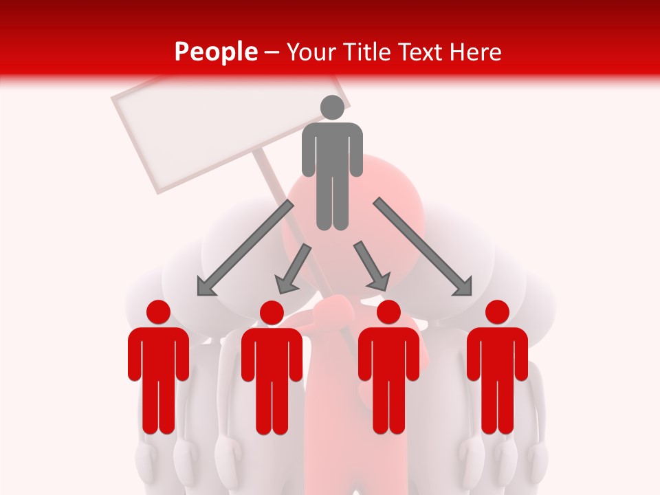 Empty Blackboard Three Dimensional PowerPoint Template