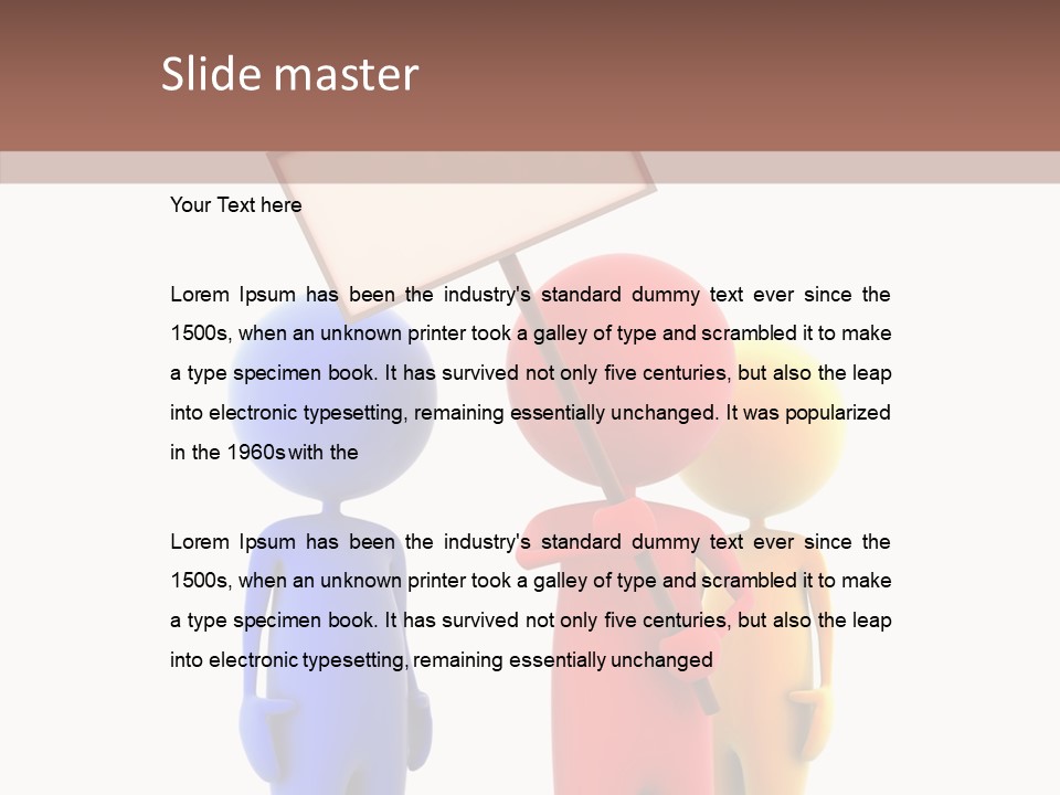 Using Card Empty PowerPoint Template